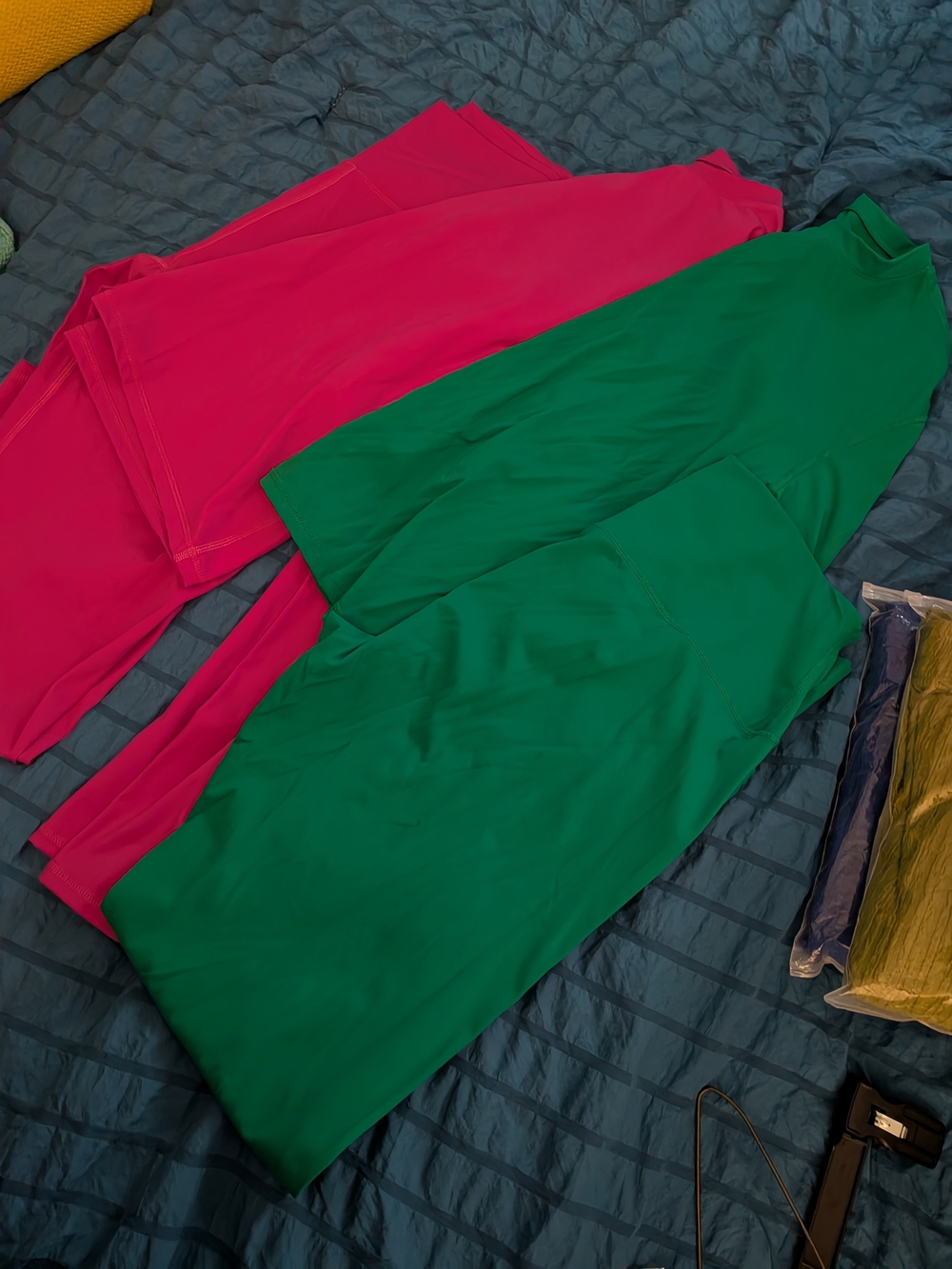Bright Pink and Emerald Green Dresses - Colorblock Options